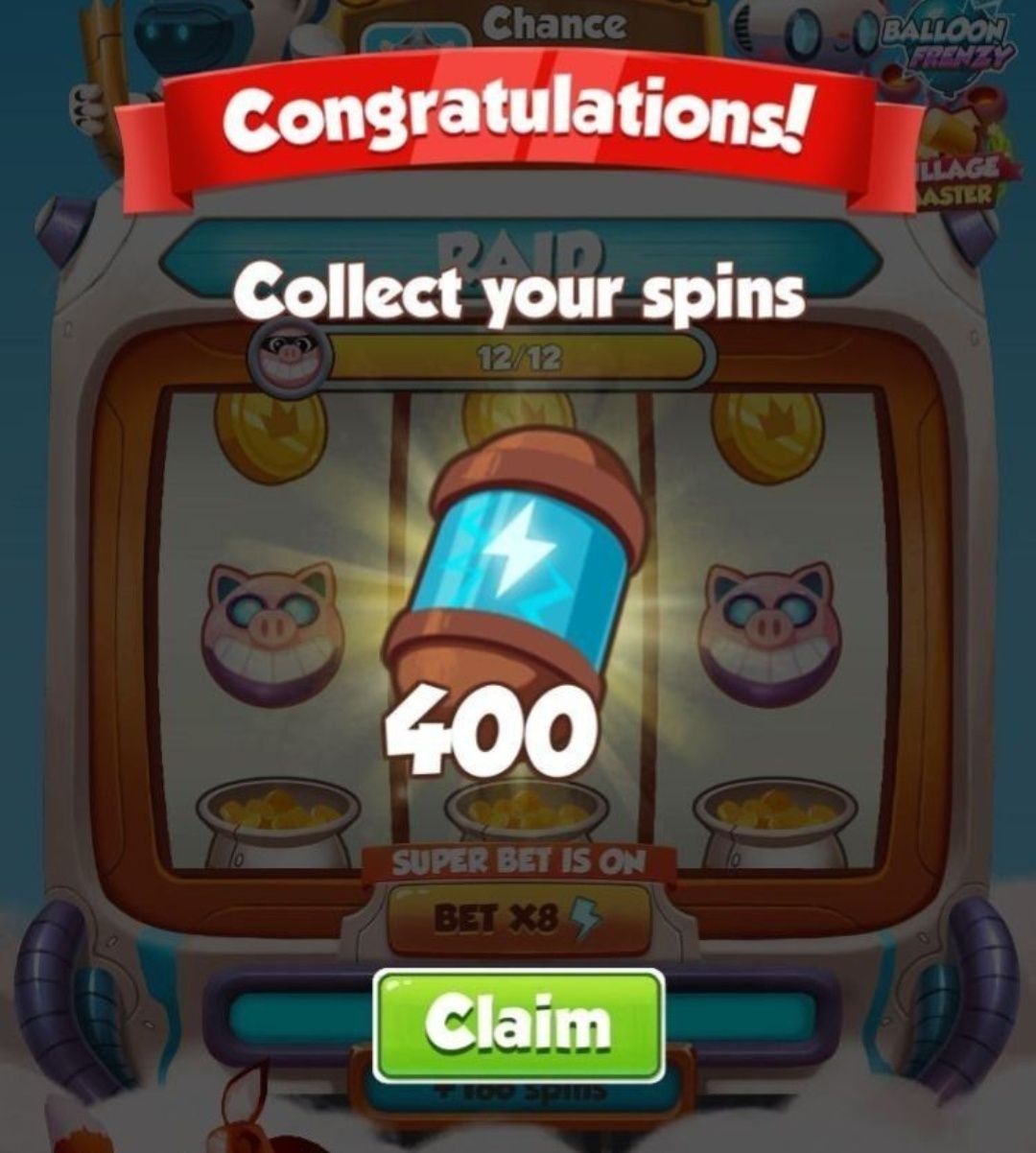 Google coin master free spins